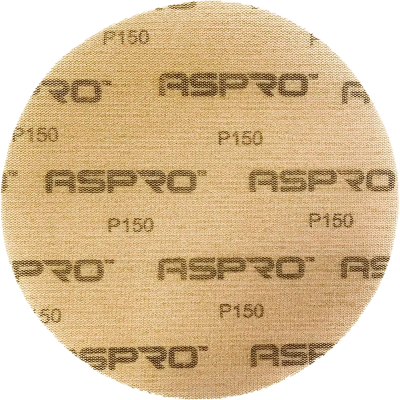 Шлифовальный круг (диск) на сетчатой основе ASPRO D225 мм, P150