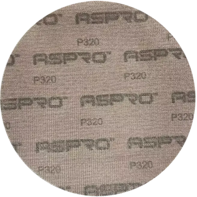 Шлифовальный круг (диск) на сетчатой основе ASPRO D225 мм, P240